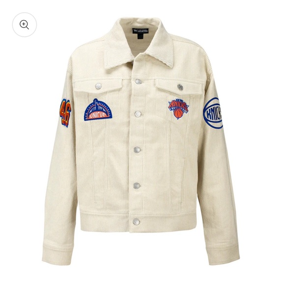 NY Knicks Corduroy Jacket (The Wild Collective) - Picture 2 of 9